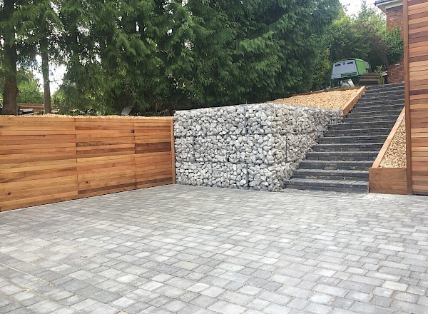 Brick driveway thetford