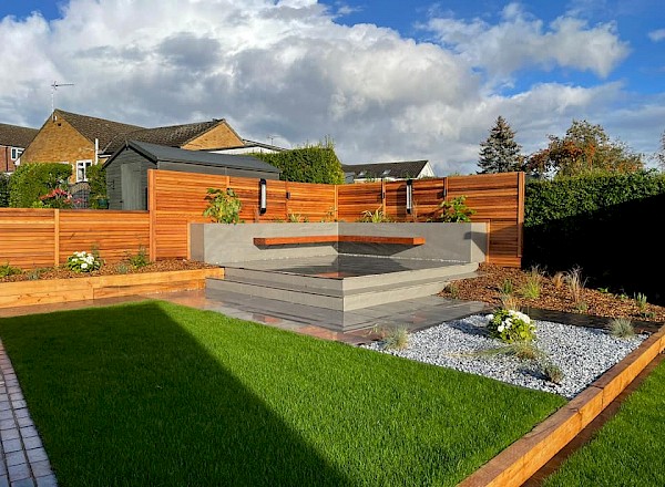 Tiered Garden Bury St edmunds