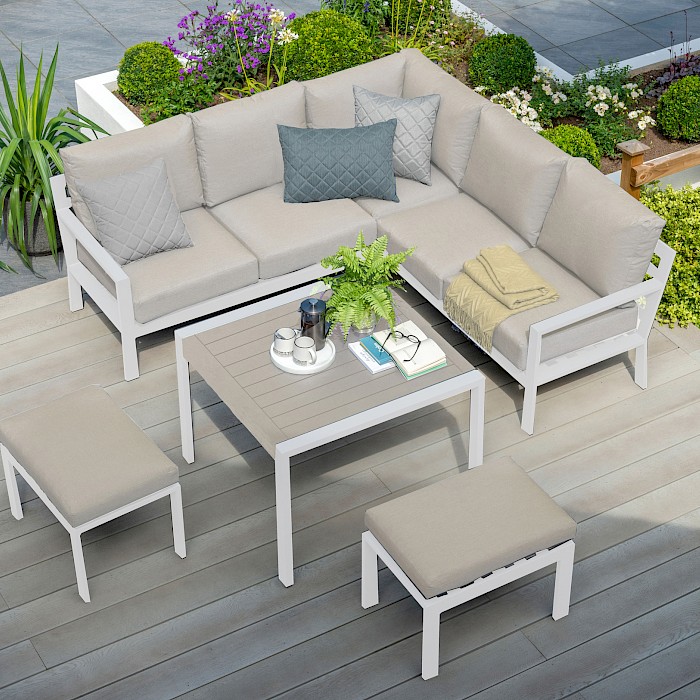 'Handpicked' Titchwell Corner Set with Standard Table