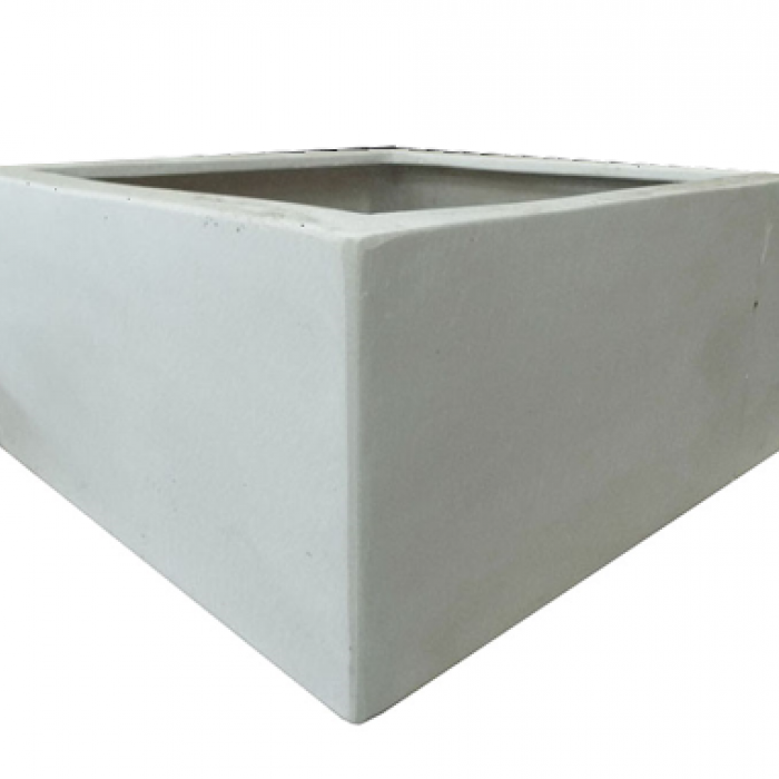 Polystone Low Cube White 30cm