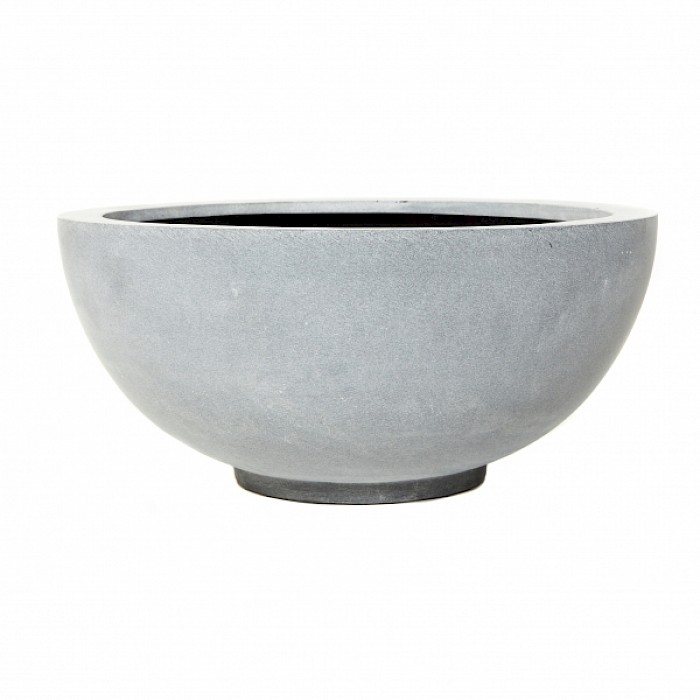 Polystone Bowl Grey 49cm